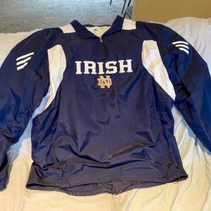 Adidas Notre Dame 3/4-Zip Pullover